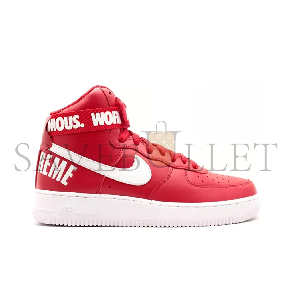 NIKE AIR FORCE 1 HIGH SUPREME WORLD FAMOUS RED 698696-610